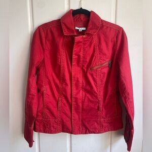 CAbi Red Utility Jacket for Women